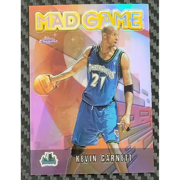 2001-02 TOPPS CHROME‎ KEVIN GARNETT MAD GAME REFRACTOR